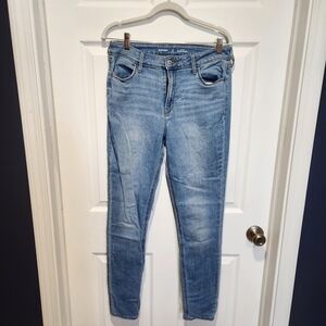 Old Navy Women's Blue Denim High Rise Skinny Jeans
